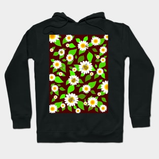 Honey Bees And Flowers - Flower Art Hoodie